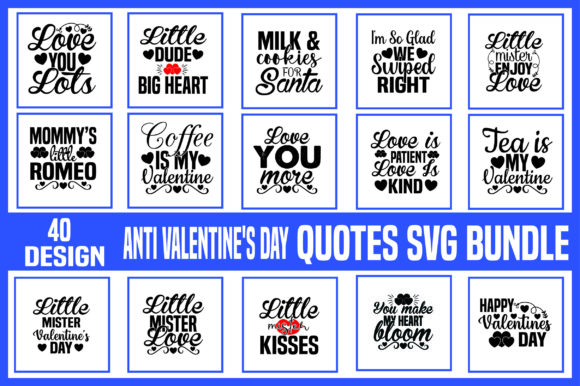 Anti Valentine’s Day Quotes SVG Designs