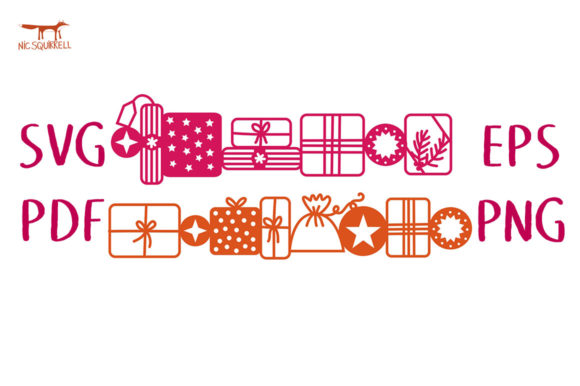 Two Gift Borders SVG Cut File Review