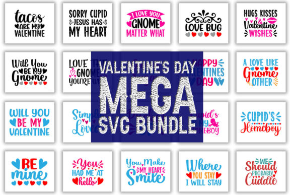 Valentine's Day Svg Big Bundle Design